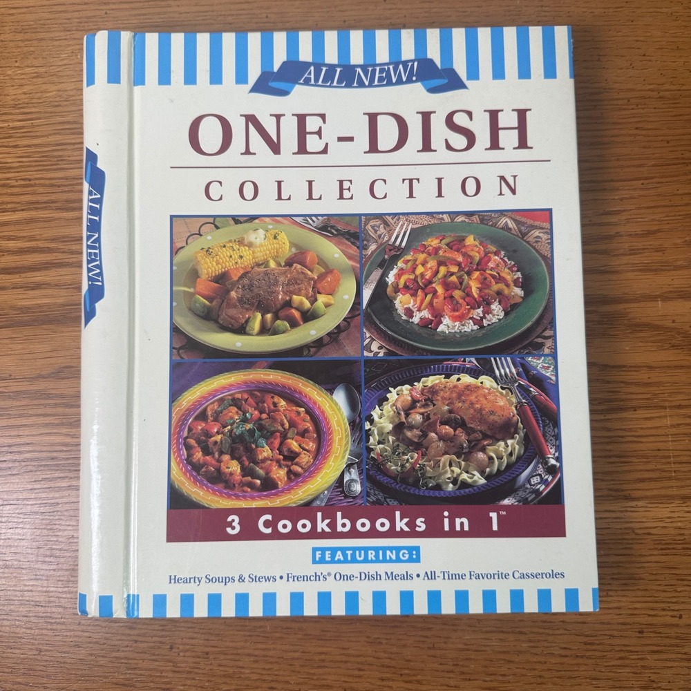 One‎ Dish Collection 3 Cookbooks in 1 Hearty Soups French Meals Casseroles